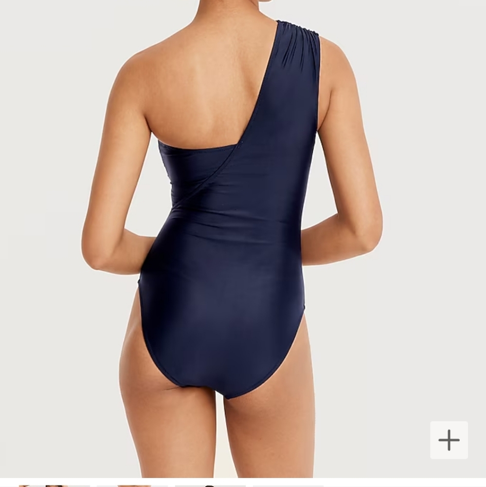 J. Crew Blue One Piece Swimwear Classic Design - Picture 3 of 3